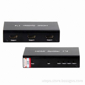 4-channel HDMI Splitters, Used in High-resolution Advertising Systems